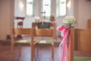 Dekoration in Kirche