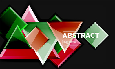 Shiny style geometric background