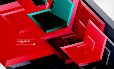 Arrow geometrical abstract background, directional wallpaper concept