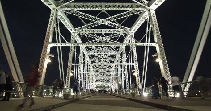 John Seigenthaler Pedestrian Bridge in Nashville Tennessee