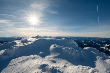 Fototapeta premium Bergwinter