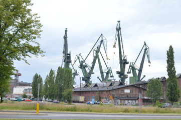 Fototapeta na wymiar Gdansk shipyard