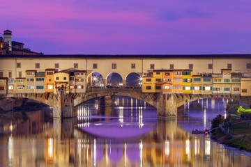 Obraz premium Florencja. Stary most.