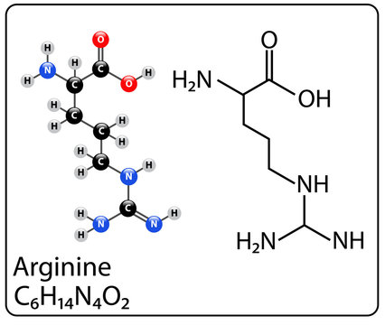 Arginine Molecule Structure