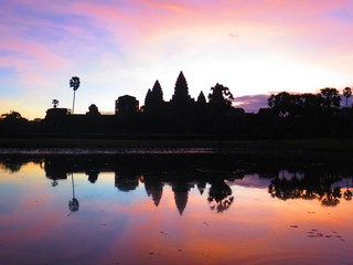 Fototapeta na wymiar カンボジアの朝