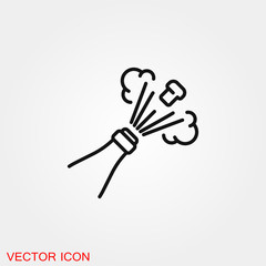 Victory icon vector sign symbol for design