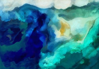 Impression color mix abstract texture art. Artistic bright background. Oil painting artwork. Modern style graphic wallpaper. Large strokes of paint. Colorful pattern for design work or wallpaper.