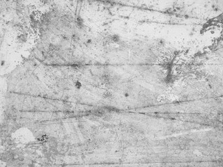 Black and white background, scratch on the steel plate.