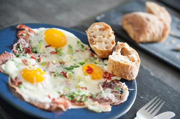 ham and eggs