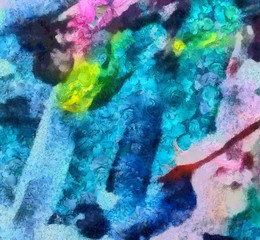 Abstract grunge texture background. Stock abstraction art on canvas. Realistic beauty digital painting. Amazing simple design pattern for backdrop. Macro template in oil. Splashes of paint.