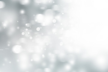 white blur abstract background. bokeh christmas blurred beautiful shiny Christmas lights