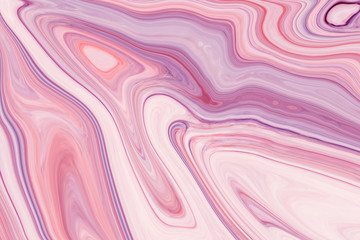 Colorful paintings of marbling, Pink marble ink pattern texture abstract background. Can be used for background or wallpaper