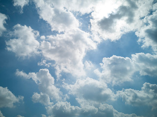 Blue sky and white clouds