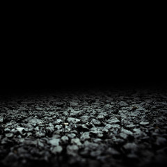 soft selective focus. black asphalt texture. asphalt road. stone asphalt texture background black...