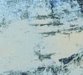 Detailed close-up grunge clouds abstract background. Dry brush strokes hand drawn oil painting on canvas texture. Creative simple pattern for graphic work, web design or wallpaper. Chaotic splashes.
