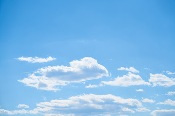 Blue sky and white clouds
