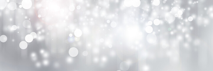 white blur abstract background. bokeh christmas blurred beautiful shiny Christmas lights