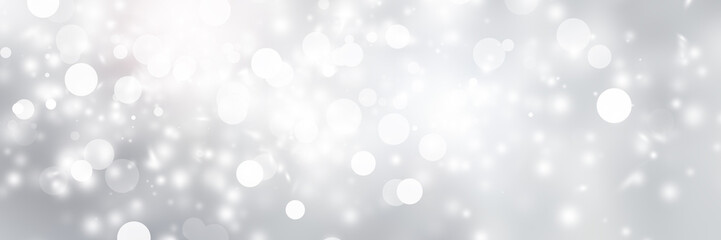 white blur abstract background. bokeh christmas blurred beautiful shiny Christmas lights