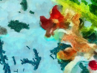 Abstract grunge background. Dirty style pattern. Simple painting art template with large textured brush strokes. Colorful pretty texture drawing by hand. Digital indigo wallpaper. Vintage backdrop.