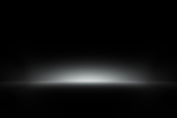 perspective floor backdrop black room studio with gray gradient spotlight backdrop background for display your product or artwork 