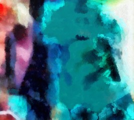 Abstract grunge background. Dirty style pattern. Simple painting art template with large textured brush strokes. Colorful pretty texture drawing by hand. Digital indigo wallpaper. Vintage backdrop.