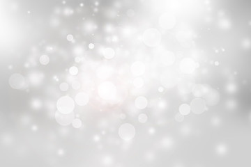 Fototapeta na wymiar white blur abstract background. Bokeh Christmas blurred beautiful shiny Christmas lights