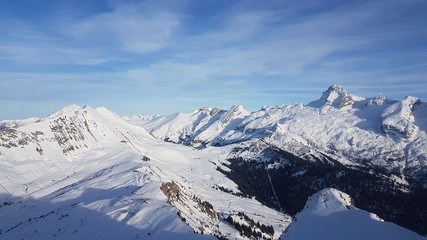 Fototapeta na wymiar Ski Alpes