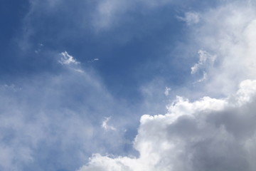 Cielo nuvoloso in Primavera