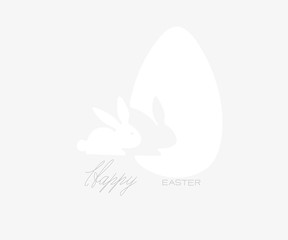 Happy Easter greeting card. illustration Happy Easter Design