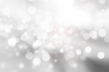 white blur abstract background. bokeh christmas blurred beautiful shiny Christmas lights