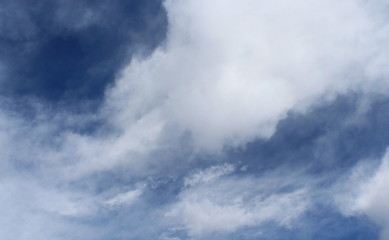 Fototapeta na wymiar Cielo e nuvole in Primavera