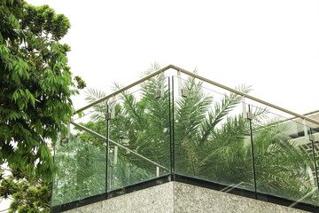 Frameless, tempered laminated glass, Balcony railing,  ,safety glass 