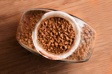 coffee granules close-up
