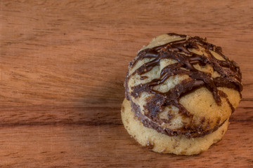 Sweet chocolate dough