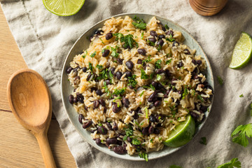 Homemade Mexican Black Beans and Rice