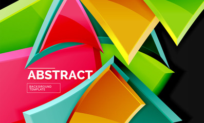 Shiny style geometric background