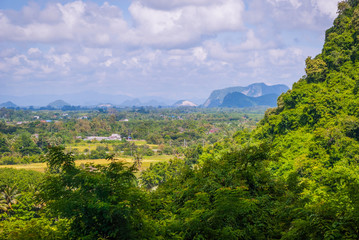 Fototapeta na wymiar View around Phatthalung Rock, Thailand