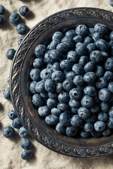 Raw Blue Organic Blueberries