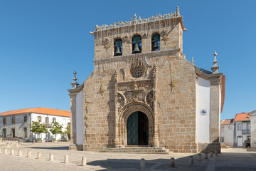 Fototapeta na wymiar Parish church of Vila Nova de Foz Coa