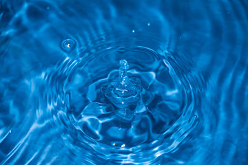 Naklejka na ściany i meble Blue water drops