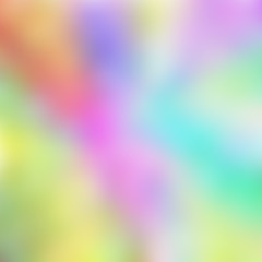 Obraz premium Colorful blurred rainbow holographic background.