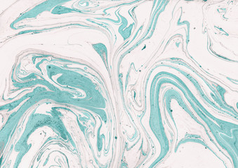 Fototapeta premium Trendy hand painted image for creative design of posters, cards, invitations, banners, websites, wallpapers. Watercolour paints on a white canvas. Beautiful colour combination. Abstract illustration.