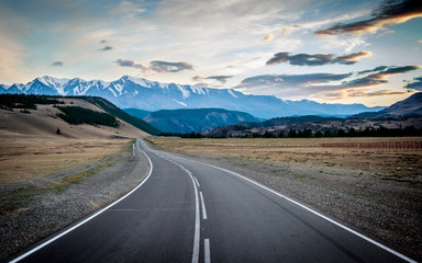 road in mountains