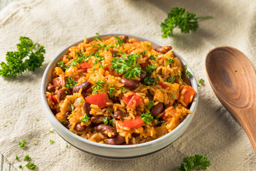 Homemade Cajun Read Beans and Rice