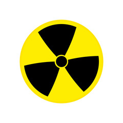 Fototapeta premium toxic Nuclear sign vector eps10. Radioactive contamination symbol. Radioactive contamination symbol. Vector illustration.
