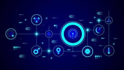 Obraz premium Antenna Wifi icon. From web set