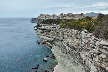 Fototapeta na wymiar Corsica-town Bonifacio