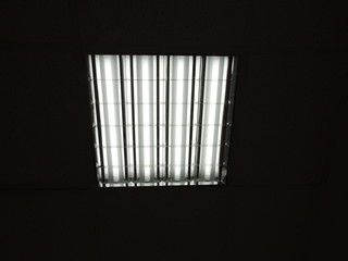 Included lamp on the ceiling in the room