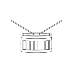 drum icon. Element of zoo for mobile concept and web apps icon. Outline, thin line icon for website design and development, app development