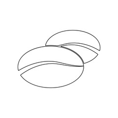 coffee icon. Element of nuts for mobile concept and web apps icon. Outline, thin line icon for website design and development, app development